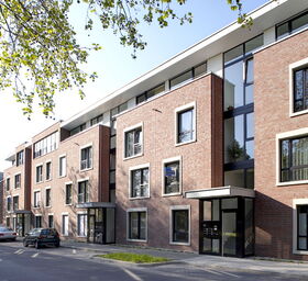 Neubau eines Mehrfamilienhauses mit 22 Wohneinheiten und 16 Doppelhaushälften in Düsseldorf Urdenbach