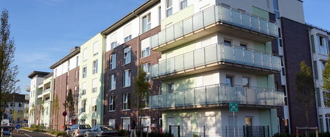 Neubau Seniorenzentrum Lindencarré, 137 Pflegezimmer, 35 Eigentumswohnungen, Tiefgarage, Grevenbroich