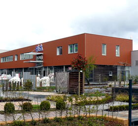 Neubau des Baufach-Zentrums Pick im Gewerbegebiet-Ost, Grevenbroich